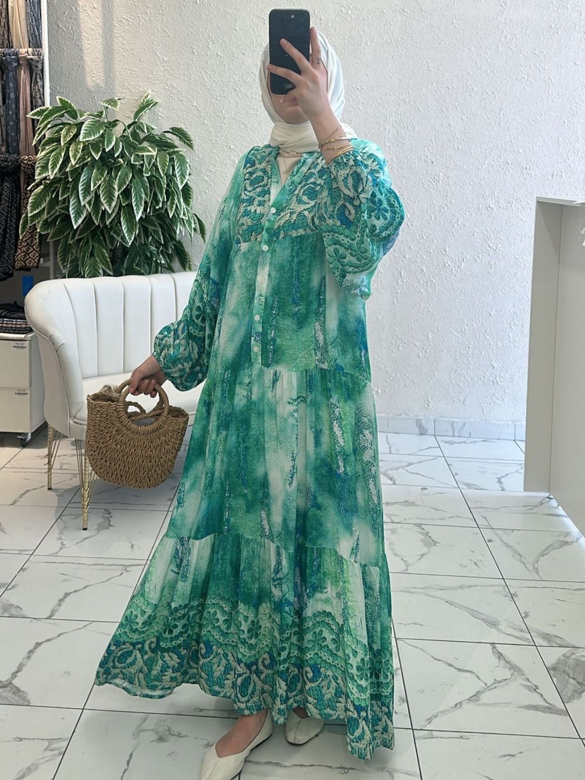 Florella Miss Elbise L10012 - Deniz Köpüğü