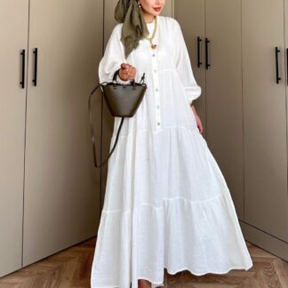 Elena Mira Elbise L100166 - Beyaz ( Astarlı )