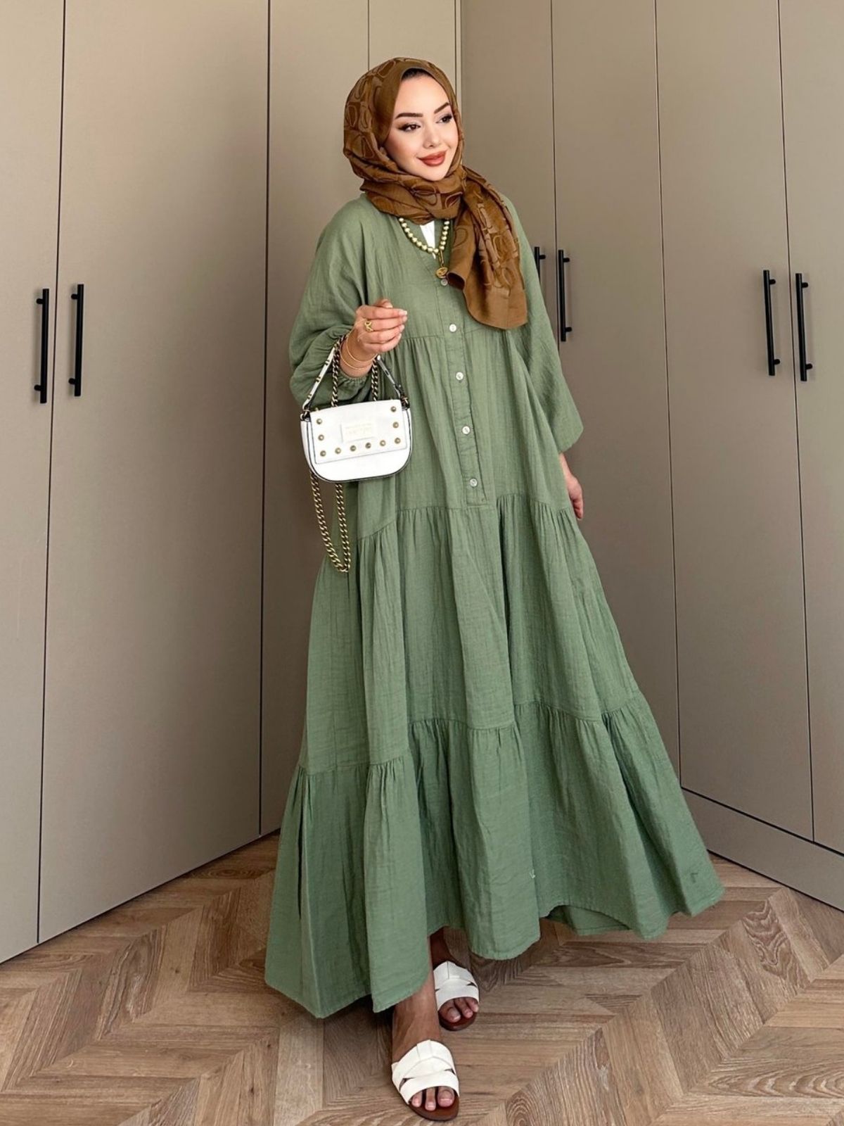 Elena Mira Elbise L100166 - Haki