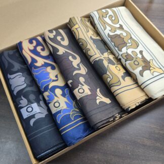 En Çok Satan 5'Li Lilyum Desen Pamuk İpek Şal - KT10164-P
