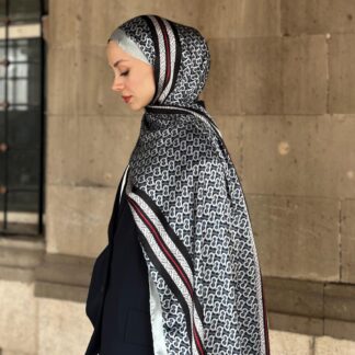 Burberry Çift Taraflı Vual İpek Şal - Mint