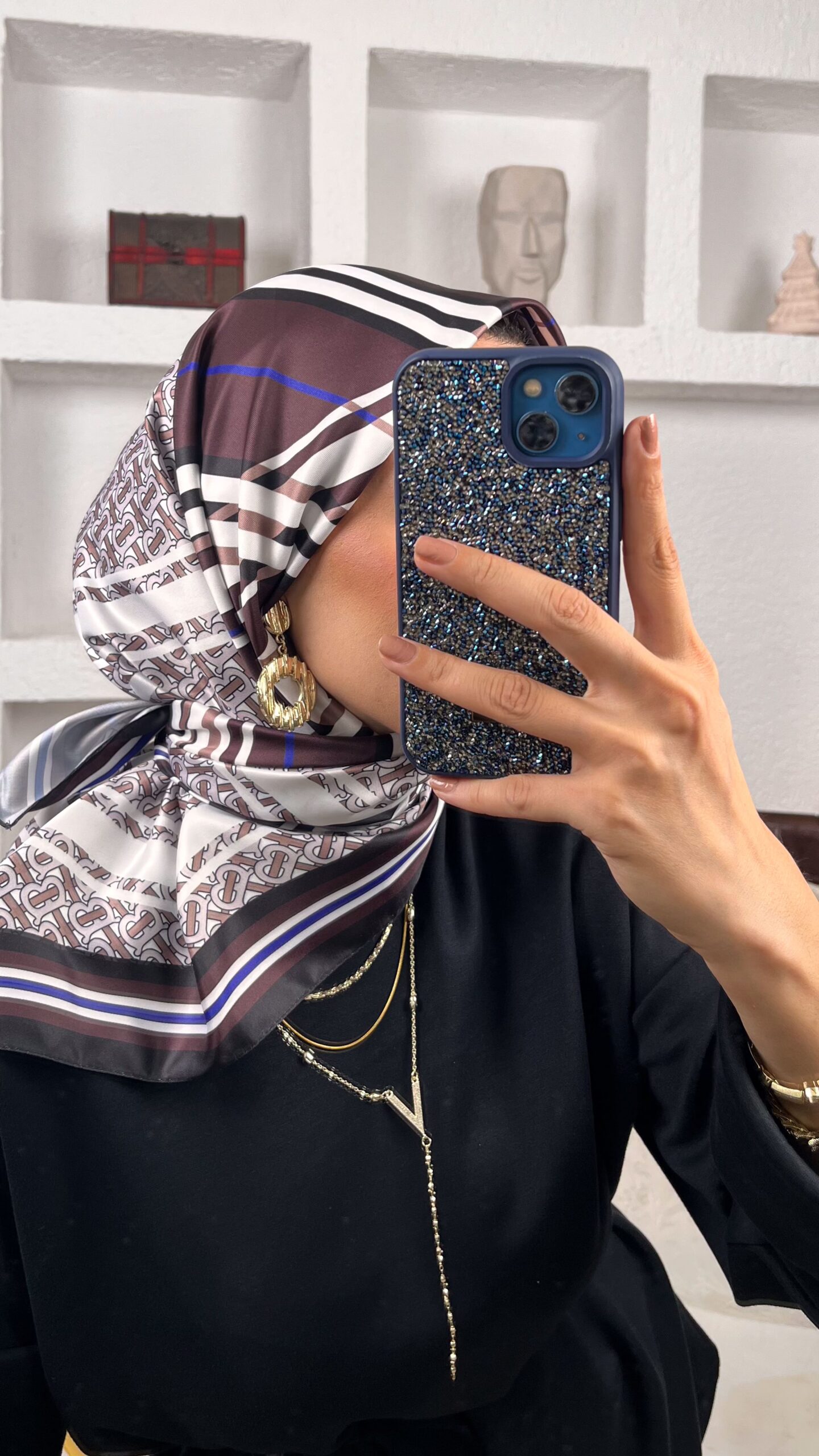 Burberry Vual İpek Eşarp-6203162-Acıkahve - Image 2