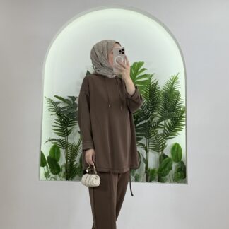 Minya Oys İkili Takım TK100288 - Kahve