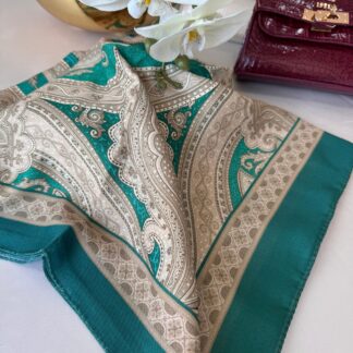 Etro Pamuk Soft İpek Şal 44118 Yeşil