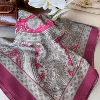 Etro Pamuk Soft İpek Şal 44118 Gül Kurusu