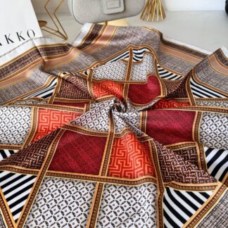 Colors Plus 44879 Desen Twill Eşarp - Sütlü Kahve
