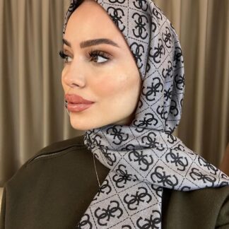Guess Çift Taraflı Kaşmir İpek Şal- 7860- Gri