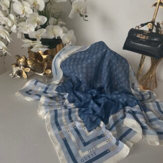 Guess Pamuk Soft Eşarp - 28856 Bebe Mavisi