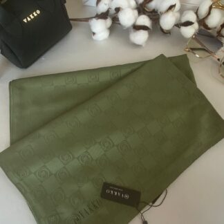 Vakko Cotton Jakar Şal - Haki