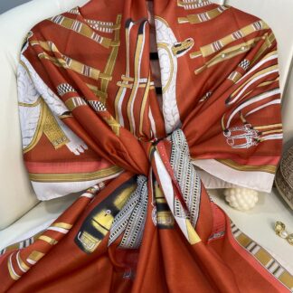 hermes pamuk soft şal - 32014 Kiremit