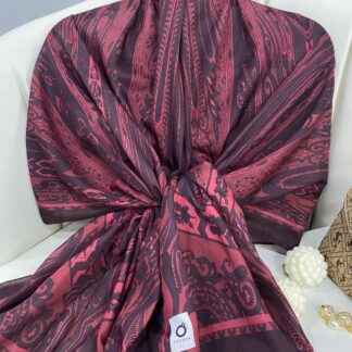 Etro Pamuk İpek Şal 52340 - Bordo