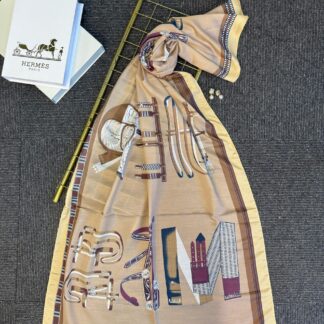 hermes pamuk soft şal - 32014 Vizon-Bej