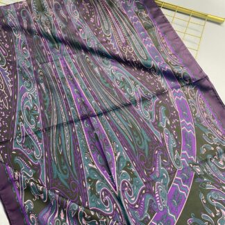 Etro Pamuk İpek Şal 52340 - Mürdüm