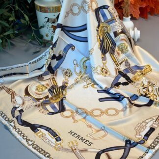 Hermes Twill Eşarp- Vizon