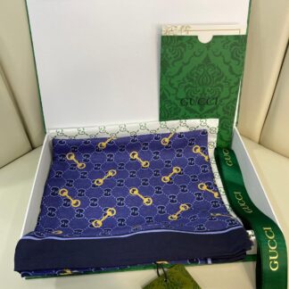 GUCCİ Tam Set Kutulu İthal İPEK 12MM EŞARP- 7854