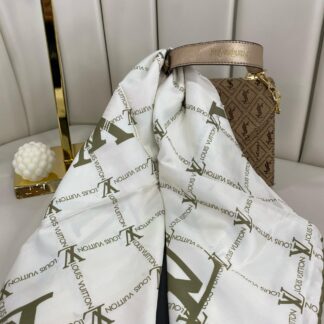 LV TWİLL EŞARP 5563 - BEYAZ