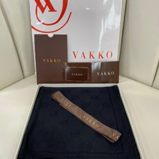 VAKKO ÇİFT TARAFLI KAŞMİR İPEK EŞARP 7859- SİYAH