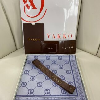 VAKKO ÇİFT TARAFLI KAŞMİR İPEK EŞARP 7859- BUZ MAVİSİ