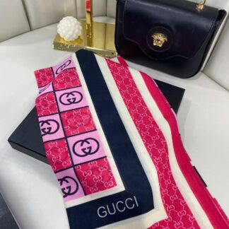 Gucci Desen Eşarp - Gül Pembe