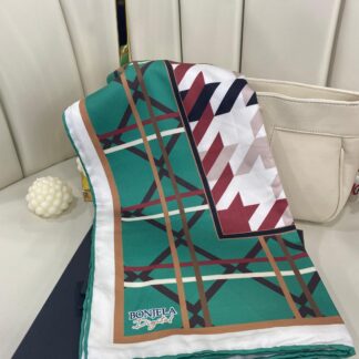 Kazayağı Twill Eşarp - Yeşil