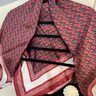 Dior Marka Eşarp - Vişne
