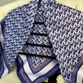Dior Marka Eşarp - Gölge Laciverti