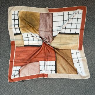 Twil Eşarp-321654-Kare-Kiremit