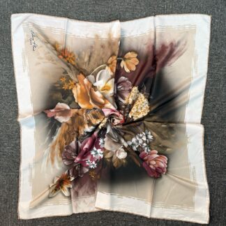 Twil Eşarp-321654-Gizli Bahçe-Kahve