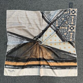 Twil Eşarp-321660-Motif Desen-Sİyah-