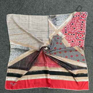 Twil Eşarp-321660-Motif Desen-Kırmızı