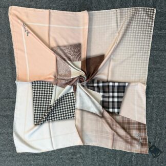 Twil Eşarp-321661-Kazayağı Desen-Somon