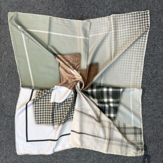 Twil Eşarp-321661-Kazayağı Desen-Çağla