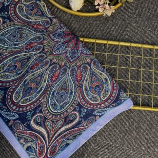 Desenname Pamuk Şal-406465-Turkuaz