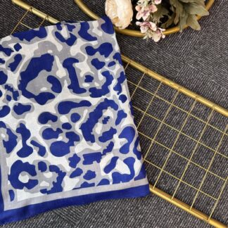 Gölge Motif Pamuk Şal-383561-Saks