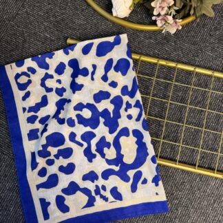Gölge Motif Pamuk Şal-383561-Saks Krem