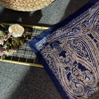 Saray Yolu Naturel Pamuk-678345-Lacivert