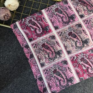 Zemheri Motif Pamuk Şal-665544-Gül