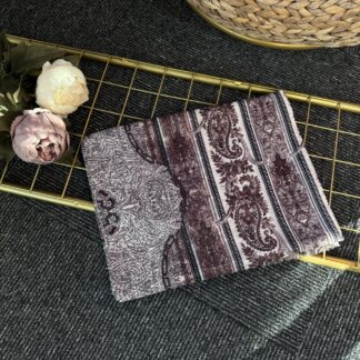 Gölgede Zarafet Pamuk Şal-545765-Kahve