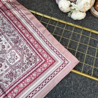 Lavinya Vual İpek Şal -4031152-Şeker Pembe