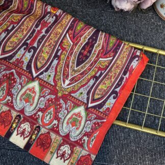 Solina Doğal Pamuk Şal -465144-Portakal Rüyası