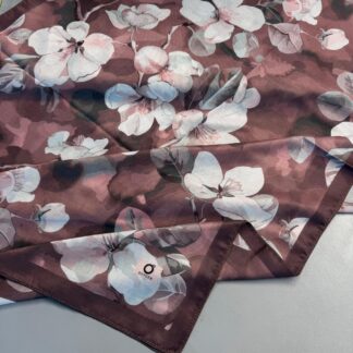 Wild Rose Pamuk ipek Şal-10007-Gül kurusu