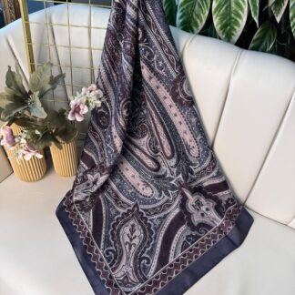 Etro Pamuk İpek Şal -987654-Eflatun