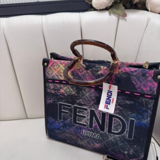 Fendi İthal Çanta-869844- Gökkuşağı