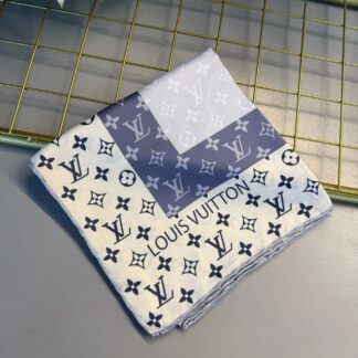 LV Twill Eşarp -124565- Buz Mavi