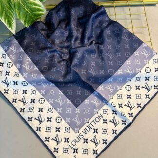 LV Twill Eşarp -124565- Lacivert