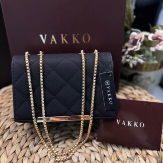 Vakko Zincir Askılı Çanta- Siyah