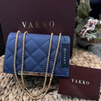 Vakko Zincir Askılı Çanta- Lacivert