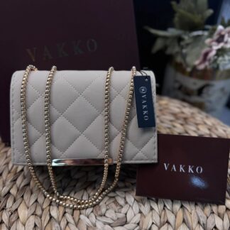 Vakko Zincir Askılı Çanta- Bej