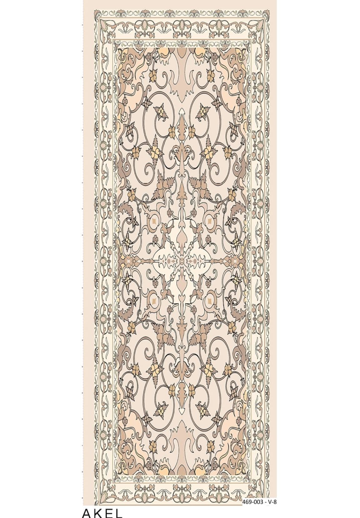 Zerefşan Şal Serisi- 469-003- V-8 - Karamel - Image 6