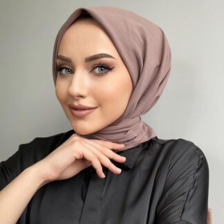 Organic Scarfs Pamuk Kraş Eşarp 344458 - Camel